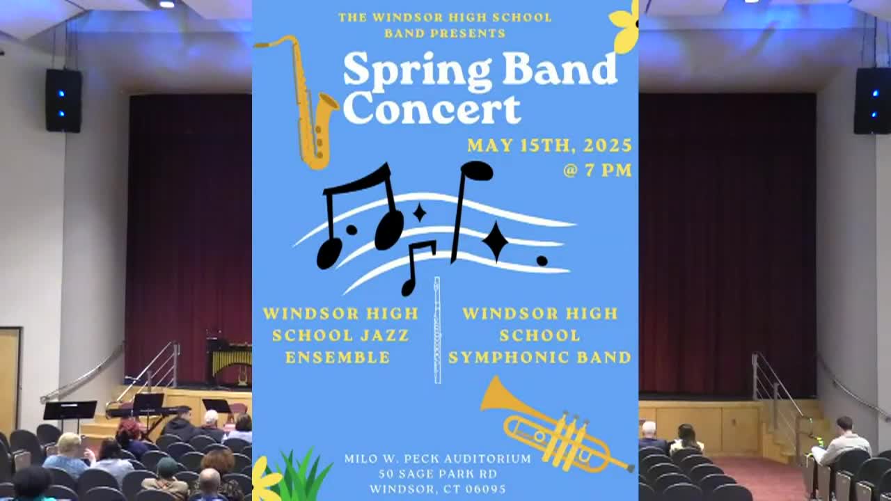 Thumbnail image for Windsor High School Spring Band Concert 2025