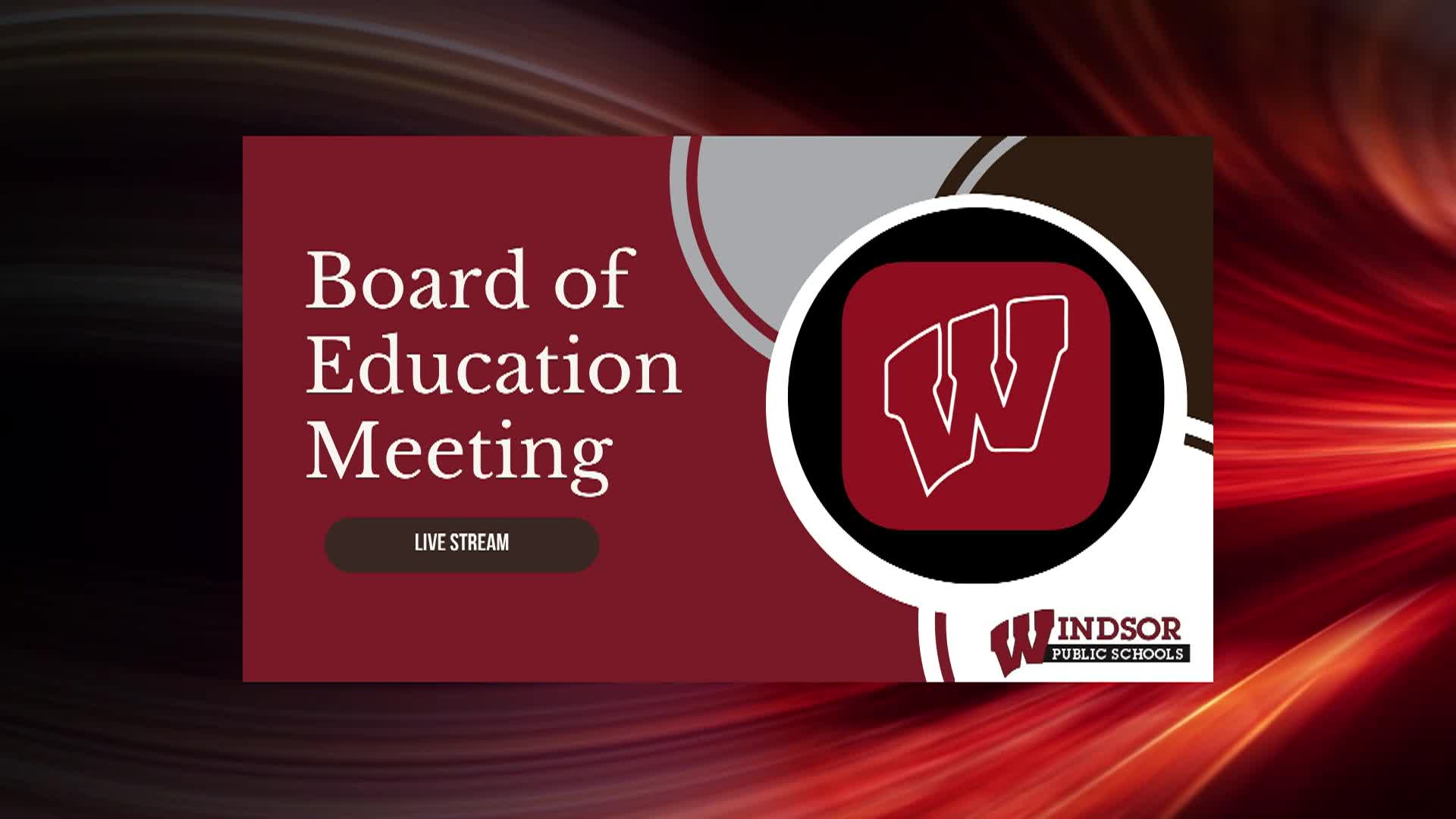 Board of Education Special Meeting January 14, 2026